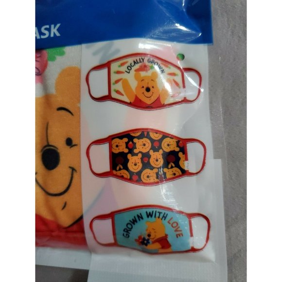 Berkshire Disney Winnie The Pooh Cloth Face Mask 3 - Picture 2 of 4